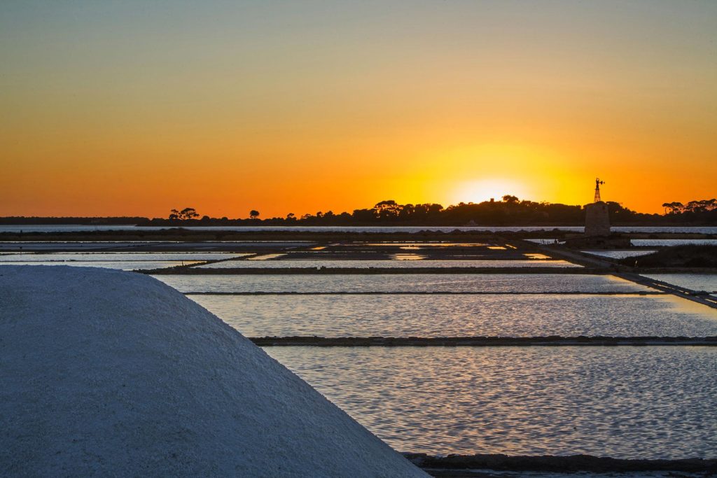 le saline sono una risorsa molto importante dell' agricoltura italiana